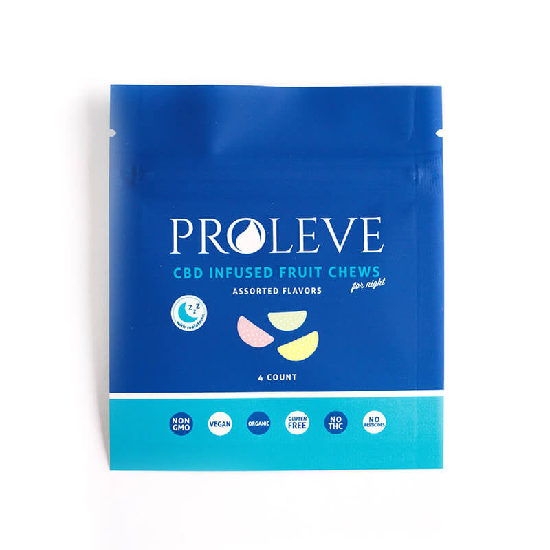 Nighttime Formula CBD Gummies – Assorted Fruit Flavors – 4-Pack – Proleve