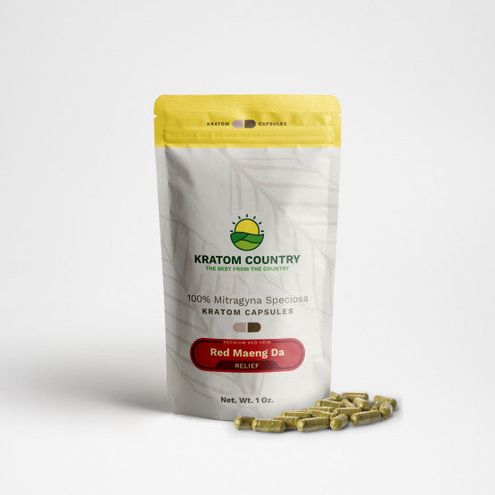 Kratom Country Red Maeng Da Kratom Capsules