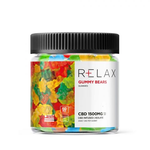 Relax Full Spectrum CBD Gummy Bears - 1500MG Best Price