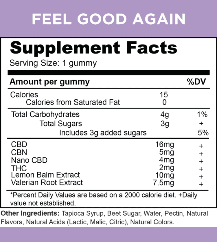 Mission Farms Rest CBD Gummies with Nano CBD