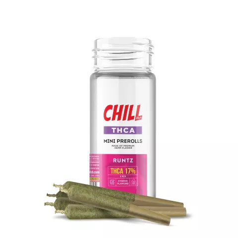 0.5g Runtz Mini Pre-Rolls - THCA - Chill Plus - 5 Joints Best Price