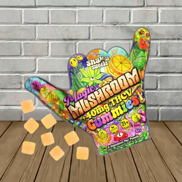 Shaka Sweets Magic Mushroom + THC Gummies 8ct Best Price