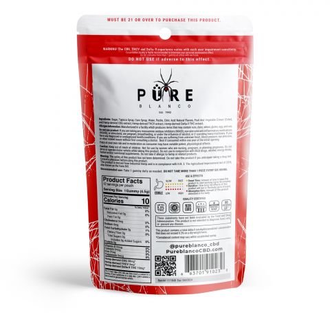 Sicario Fruity Gummies - CBG, THCV, Delta 9 Blend - 600MG - Pure Blanco Best Price