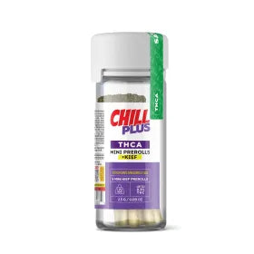 Silver Haze Mini Pre-Rolls with Kief - 0.5g - THCA - 5 Joints - Chill Plus