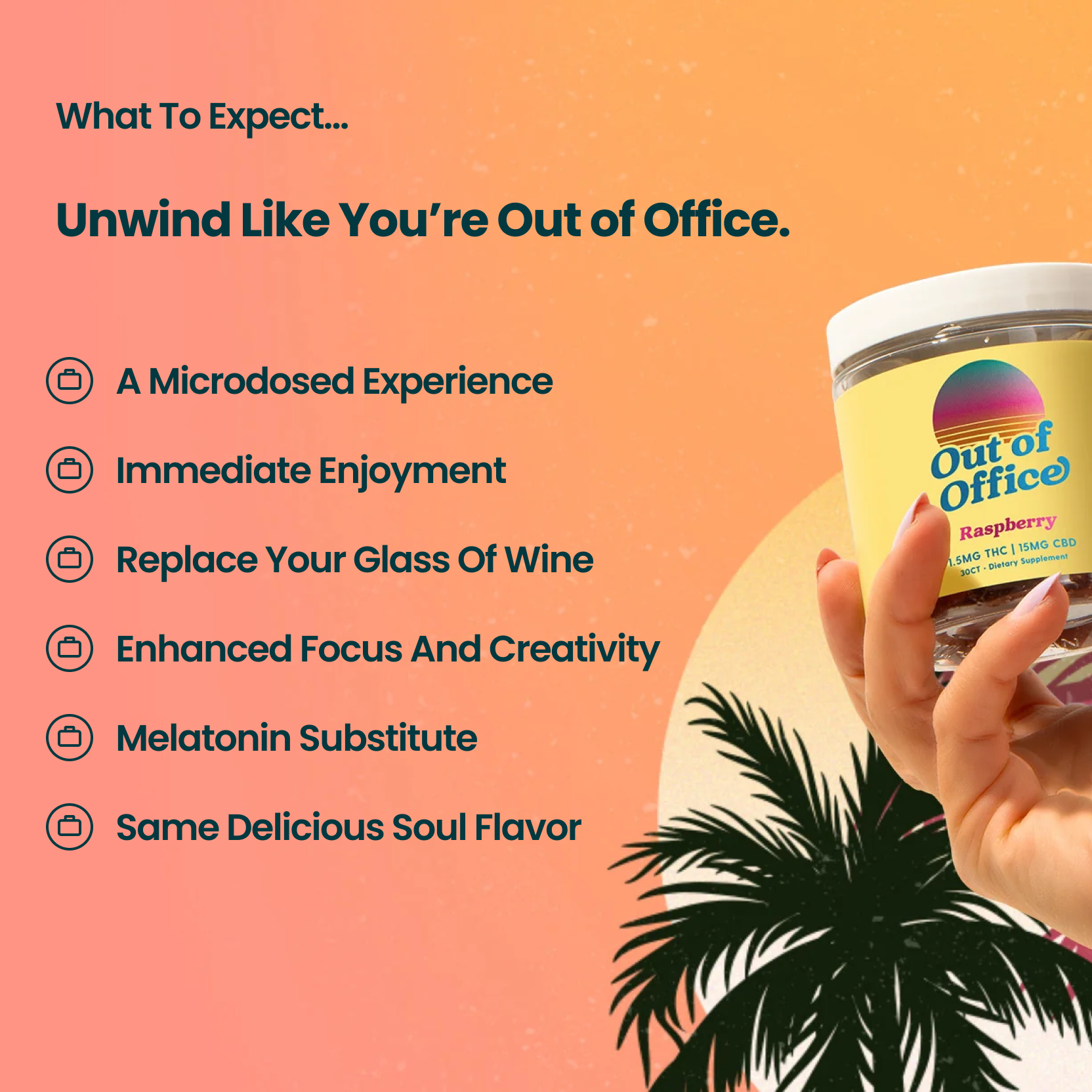 Soul CBD Out of Office THC Gummies