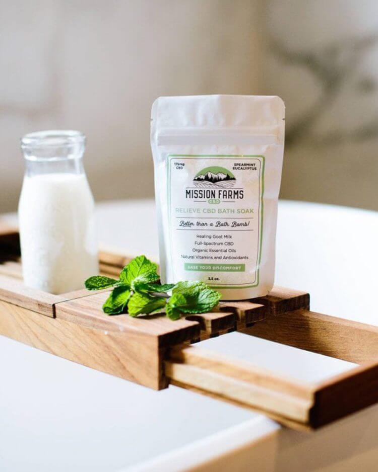 Mission Farms Relieve CBD Bath Soak