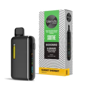 Soothe Blend - 6000mg Vape Pen - Indica - 6ml - Blends by Fresh Best Price
