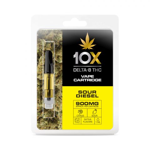 Sour Diesel Cartridge - Delta 8 THC 10X 900mg Best Price