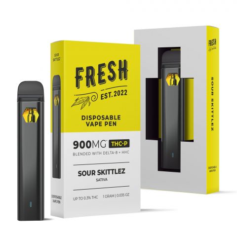 Sour Skittlez Vape Pen - THCP Disposable 900mg Fresh Best Price