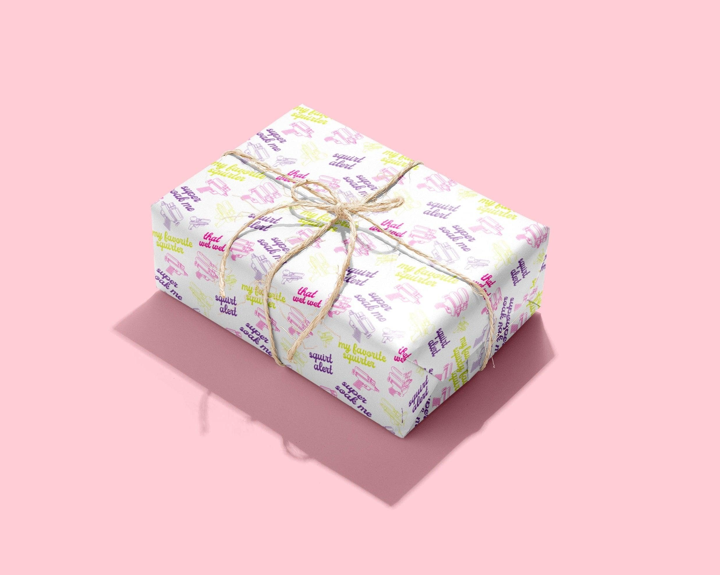 🔫 Squirt Alert Naughty Wrapping Paper Best Sales Price - Accessories