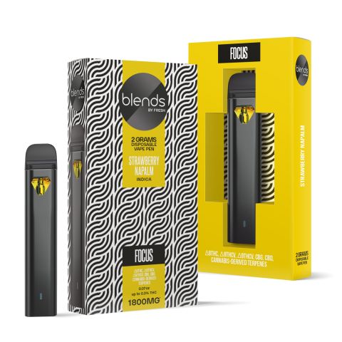 Strawberry Napalm Vape Pen - D8, CBG - Disposable - Blends - 1800MG Best Price
