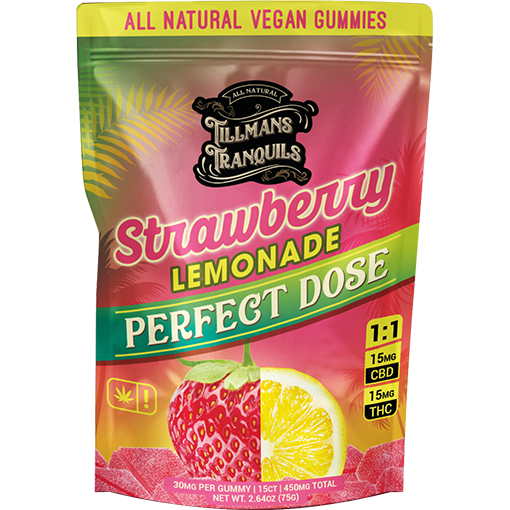 Tillmans Tranquils Strawberry Lemonade THC Gummies Best Price