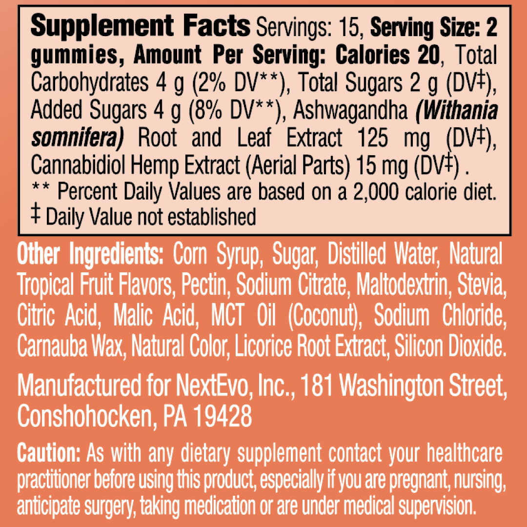 Calm CBD Complex Gummies 180 ct