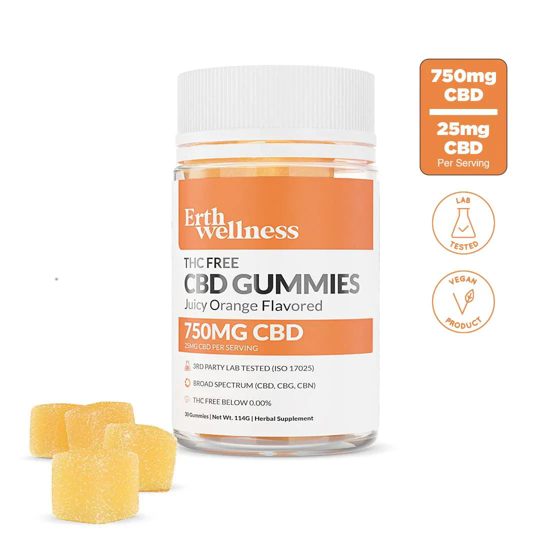 Erth Wellness | CBD Gummies - 750mg Best Price