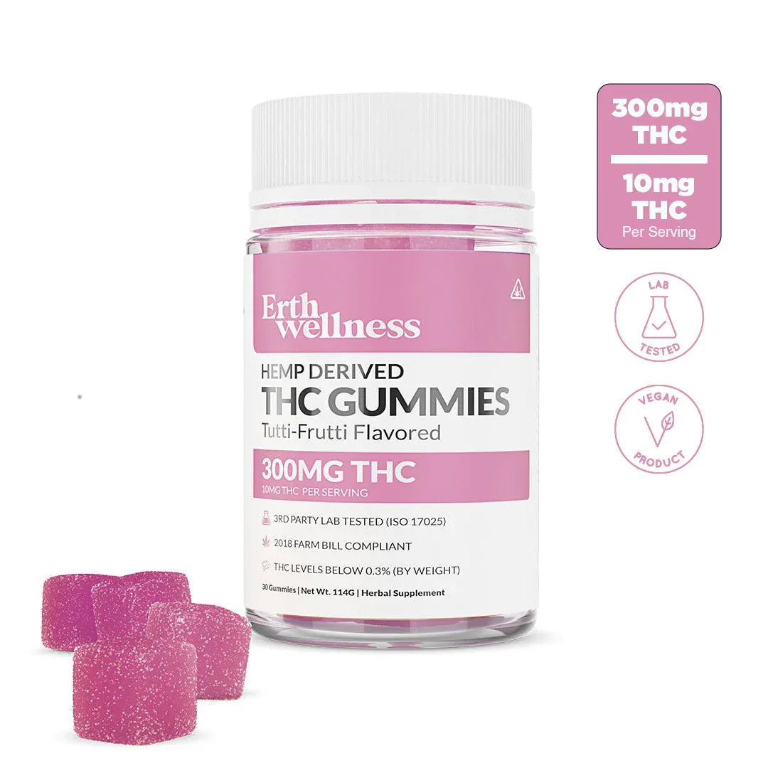 Erth Wellness | THC Gummies - 300mg Best Price