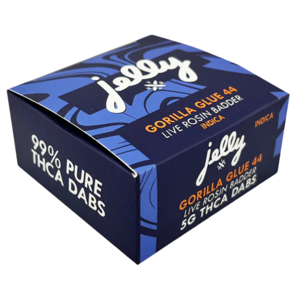 Jelly | Gorilla Glue 44 THCA Dabs | Live Rosin – 5g