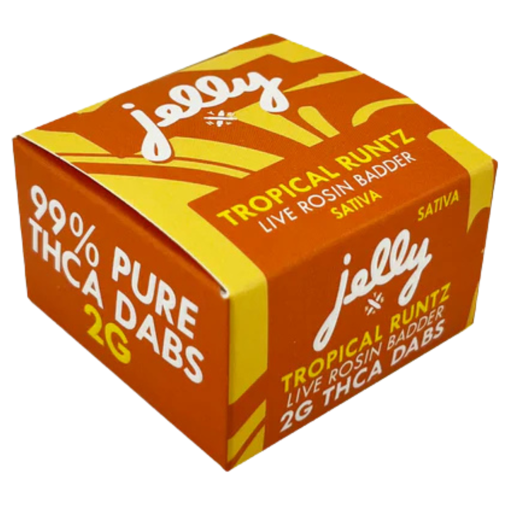 Jelly | Tropical Runtz THCA Dabs | Live Rosin – 2g