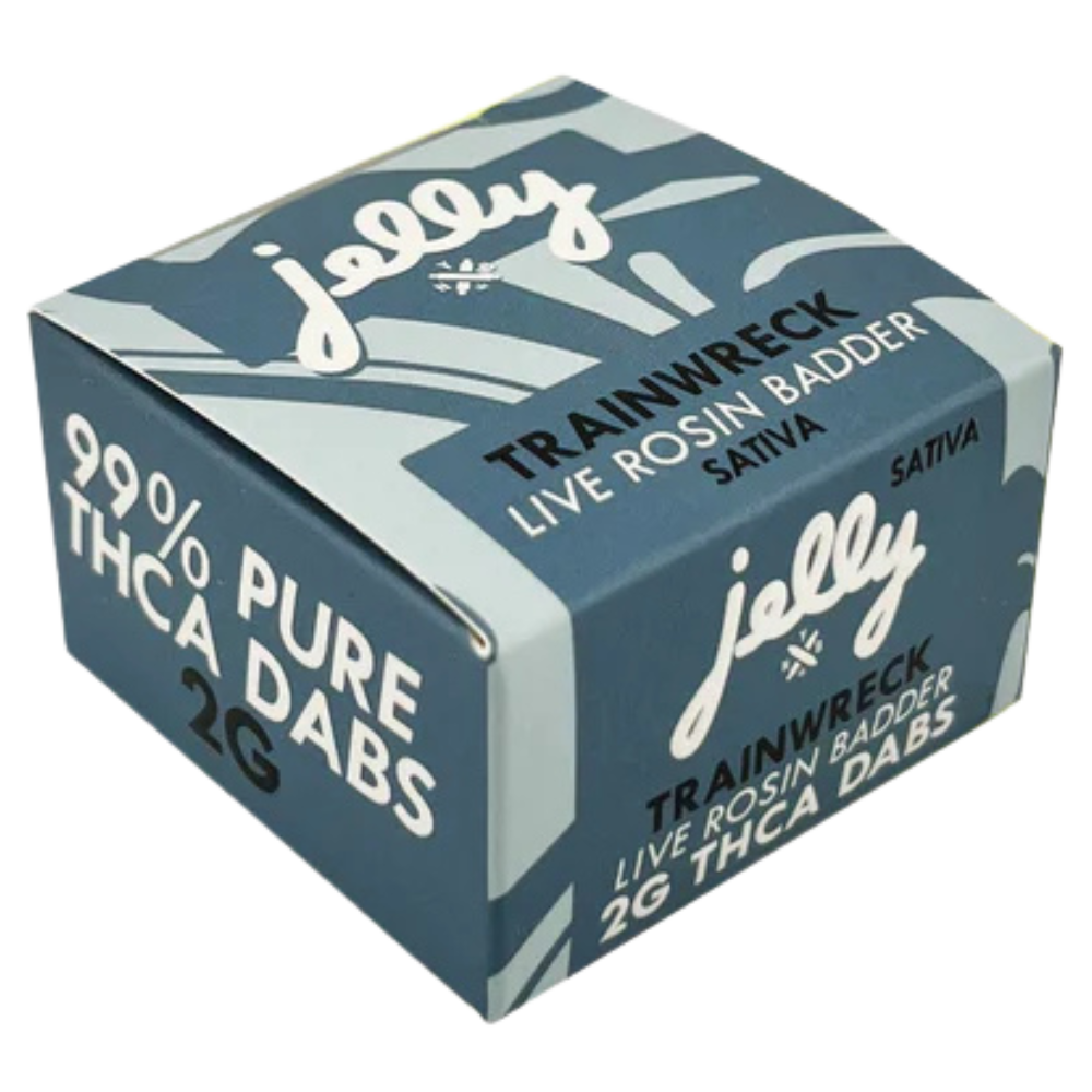 Jelly | Trainwreck THCA Dabs | Live Rosin – 2g