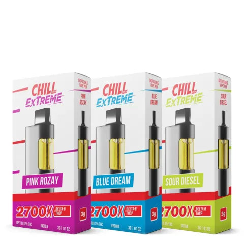 THCP, D8 Vape Pens Bundle - 2700mg - Chill Extreme Best Price