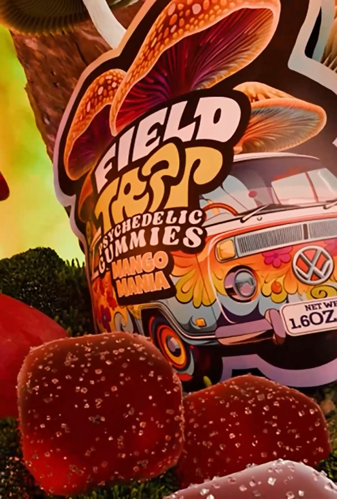 Mango Mania – Psychedelic Magic Mushroom Gummies