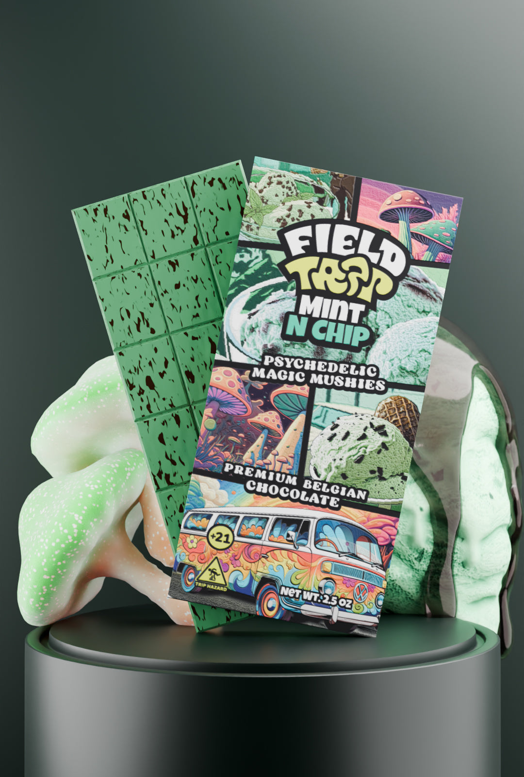 Mint n Chip – Psychedelic Magic Mushroom Chocolate