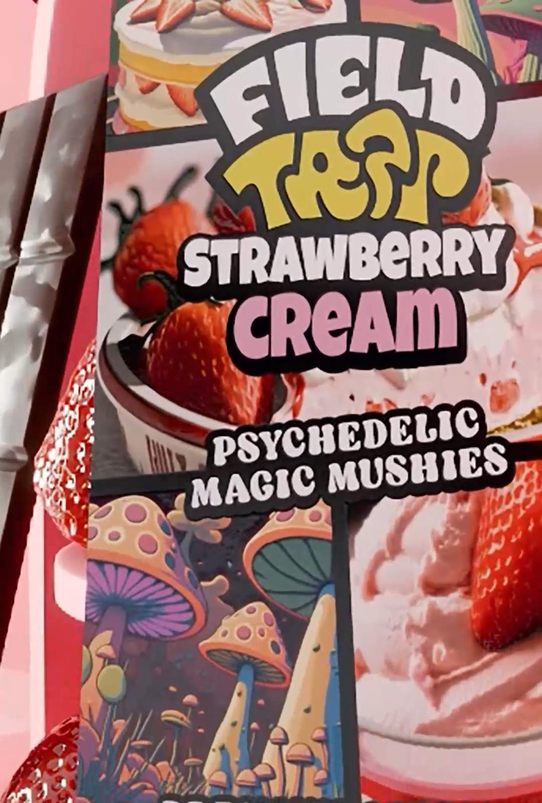 Strawberry Cream – Psychedelic Magic Mushroom Chocolate