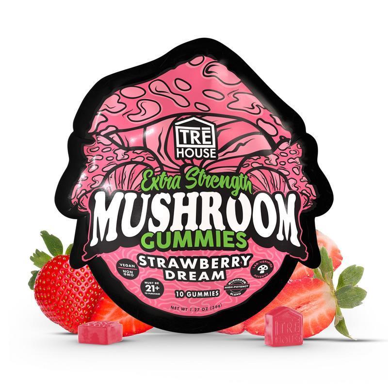 Mushroom Gummies Extra Strength- Trehouse