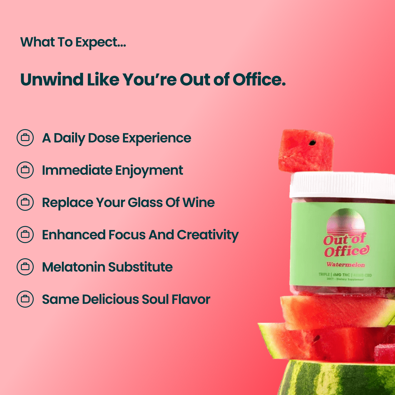 Soul CBD Out of Office THC Gummies