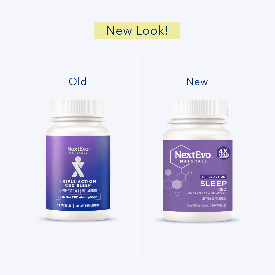 Triple Action CBD Sleep Capsules 90 ct