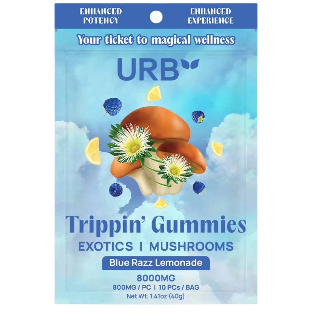 URB Trippin’ Mushroom Gummies 8000mg
