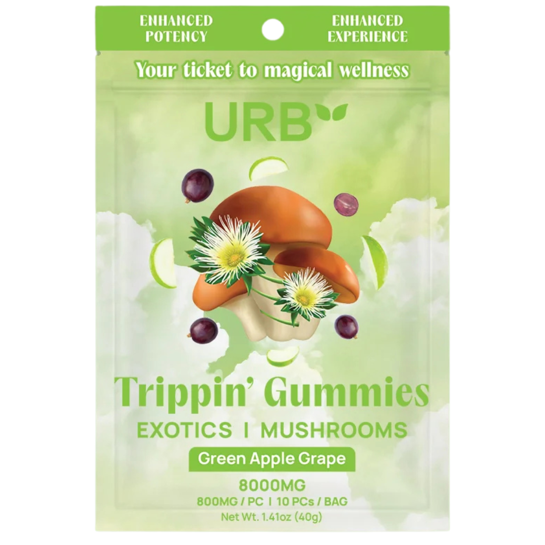 URB Trippin’ Mushroom Gummies 8000mg