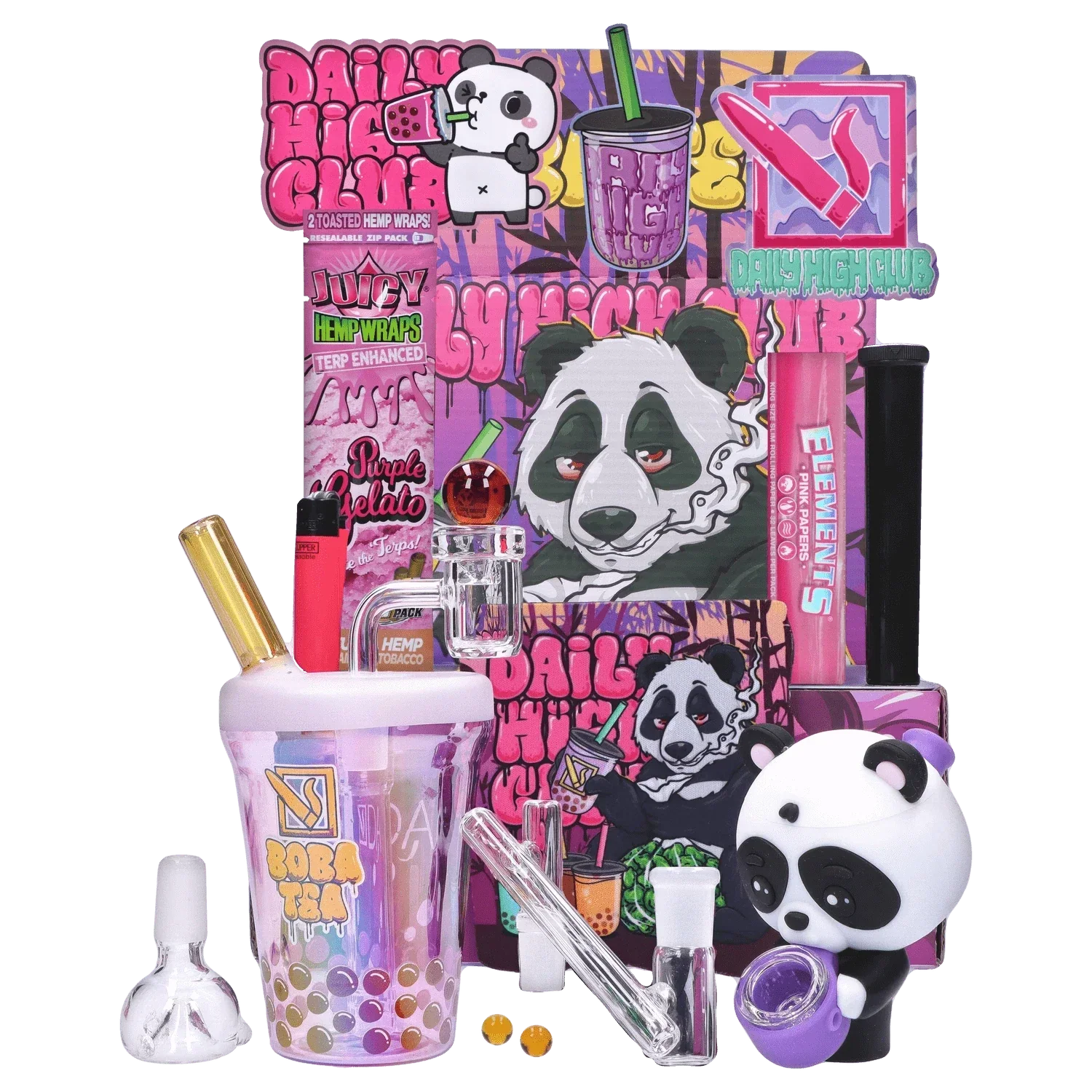"Boba and Blaze" Smoking Box by Daily High Club DHC