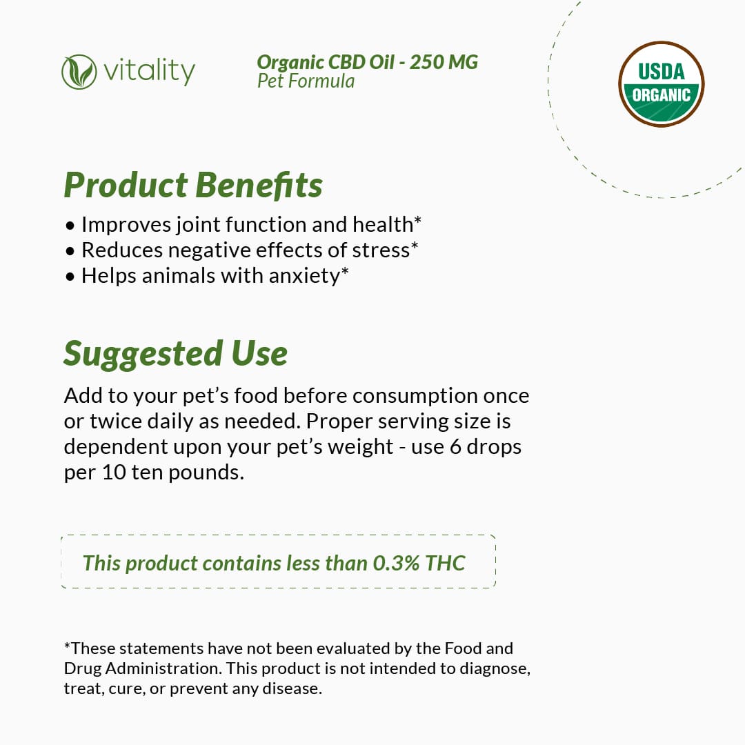 Organic CBD Oil for Pets