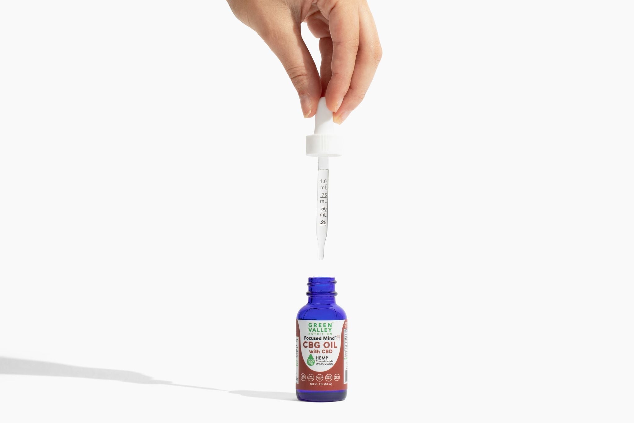 Focused Mind™ CBG Oil Drops - 1200mg