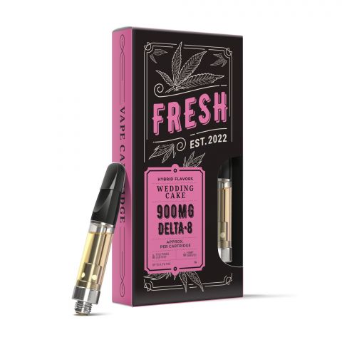 Wedding Cake Cart - Delta 8 THC Fresh Brand 900MG Best Price