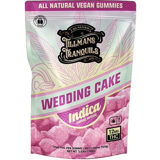 Tillmans Tranquils Wedding Cake Delta 9 THC Gummies 240mg â€?Indica Best Price