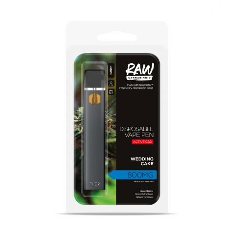 Wedding Cake Vape Pen - Active CBD Disposable Raw 800mg Best Price