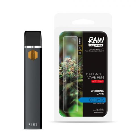 Wedding Cake Vape Pen - Active CBD Disposable Raw 800mg Best Price