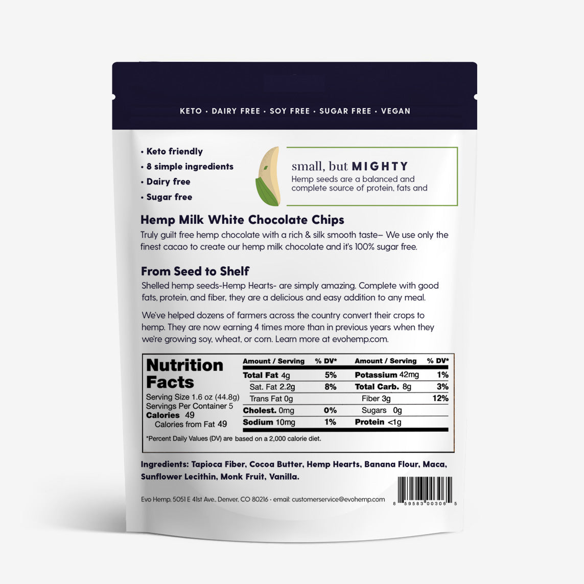 Evo Hemp - Hemp Milk White Chocolate Best Price