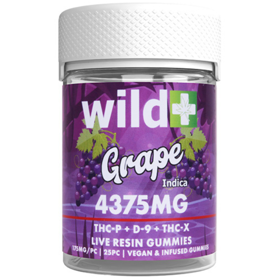Wild THC-P D9 THC-X Live Resin Gummies 4375mg