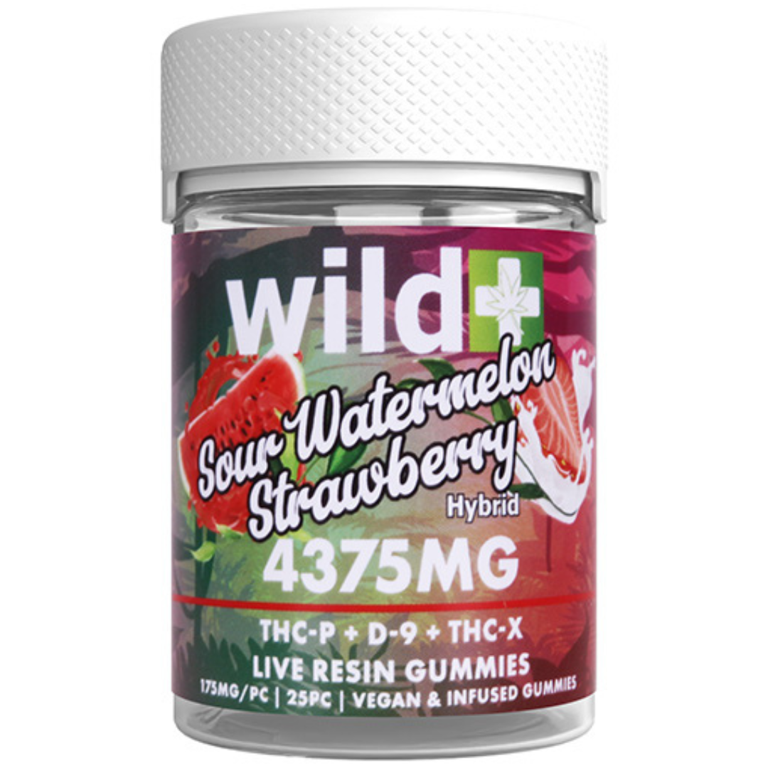 Wild THC-P D9 THC-X Live Resin Gummies 4375mg