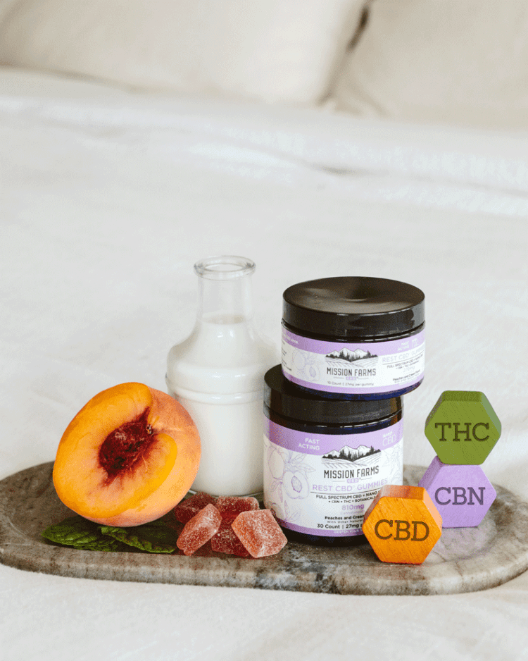 Mission Farms Rest CBD Gummies with Nano CBD