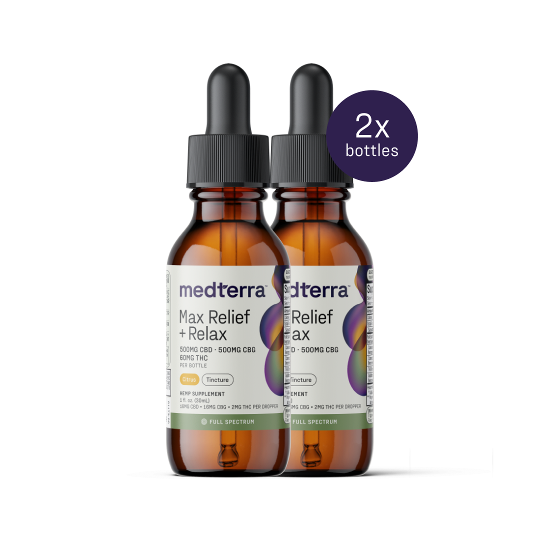 Medterra Max Relief + Relax Full Spectrum CBD Oil