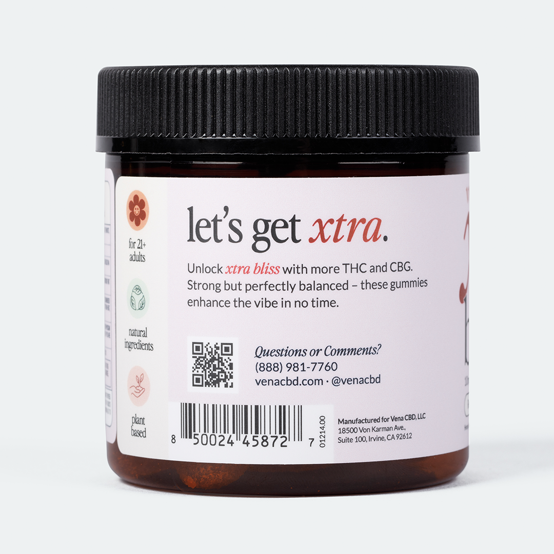 Vena CBD xtra bliss High Potency Gummies