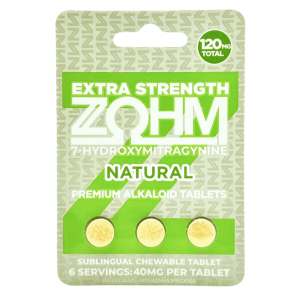 ZOHM Extra Strength 7-Hydroxy Tablets 40mg