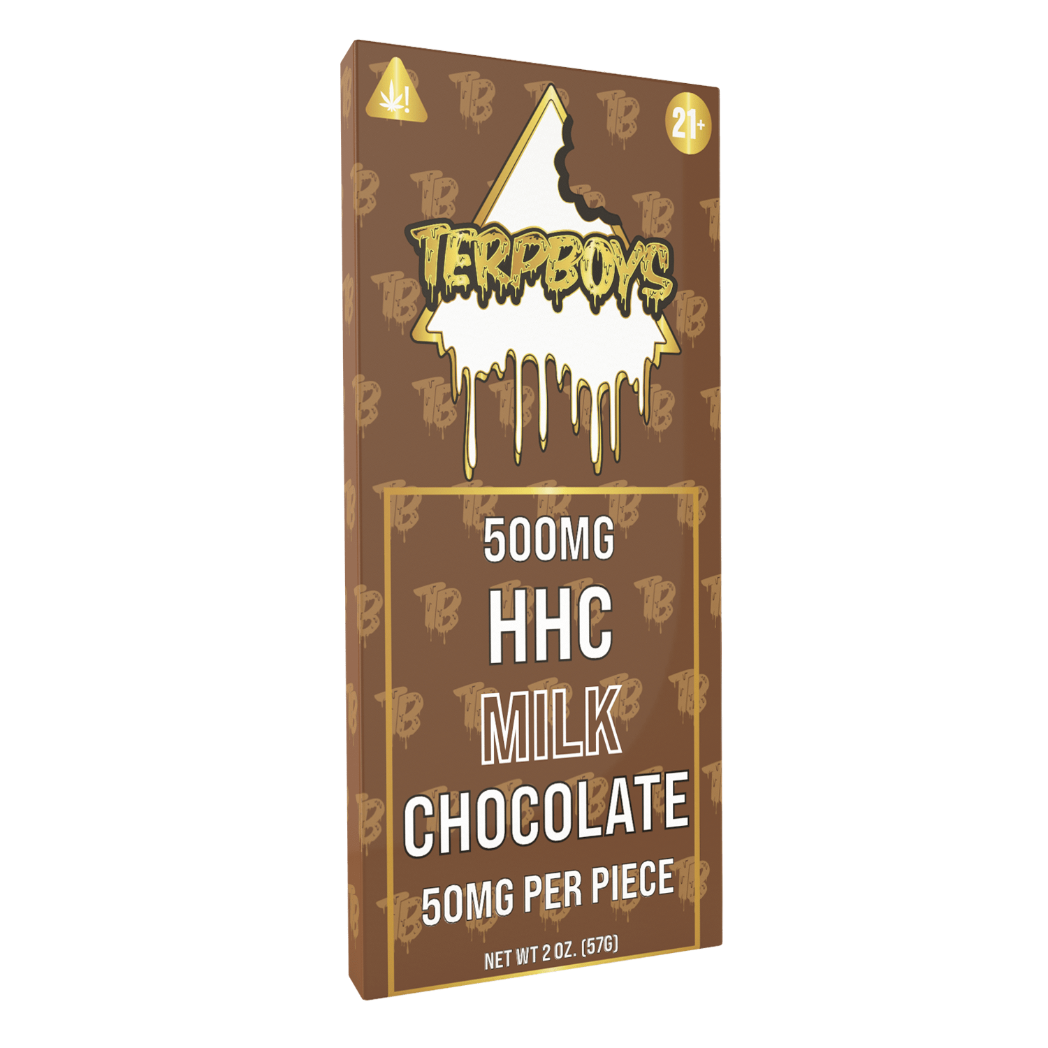 TerpBoys HHC Milk Chocolate Bars (10ct) 500mg Best Price