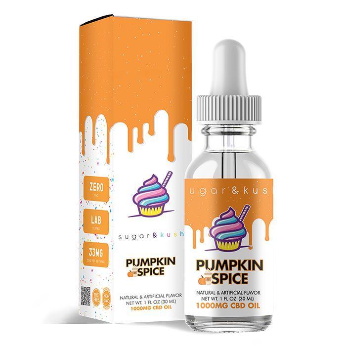 Sugar and Kush Pumpkin Spice CBD Oil Drops Best Price