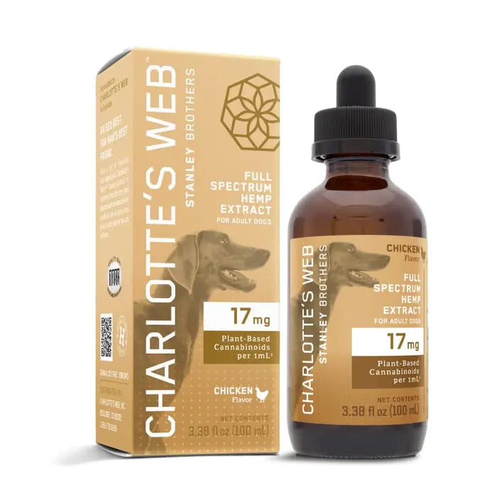 Full Spectrum Hemp Extract Drops with 17MG CBD For Dogs | Charlotte's Web Best Price