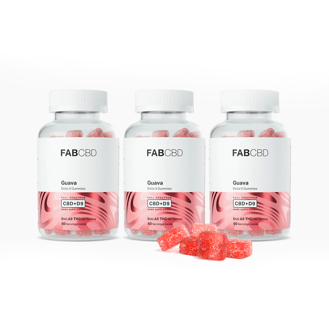 FAB CBD Delta 9 Gummies: 3-Pack Best Price