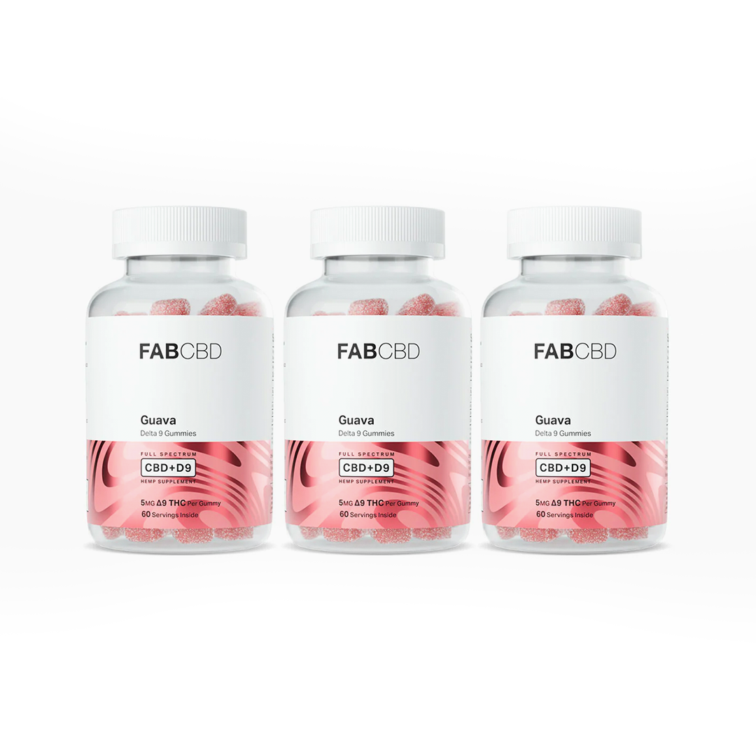FAB CBD Delta 9 Gummies: 3-Pack Best Price